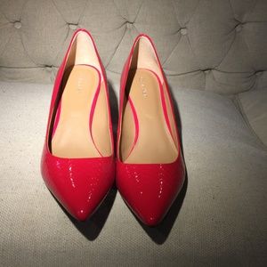 Red Calvin Klein Gayle Heels